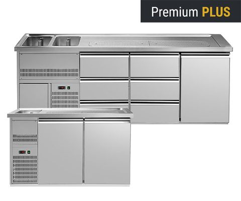 Banchi birra Premium PLUS -  porte in acciaio inox