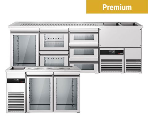 Banchi birra Premium - porte in vetro