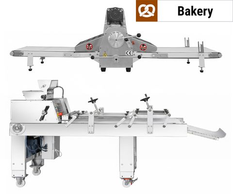 Bakery dough sheeters with conveyor belt