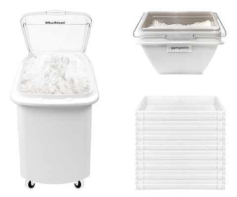Mjöl- och degbehållare