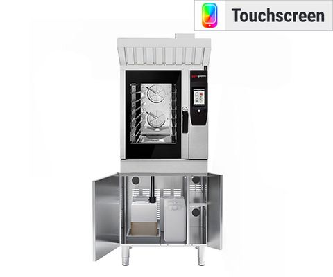 Grelhador elétrico de frango com vapor combinado