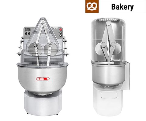 Double arm dough mixers