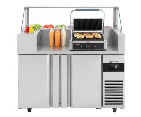 Előkészítő asztalok kontakt grillel