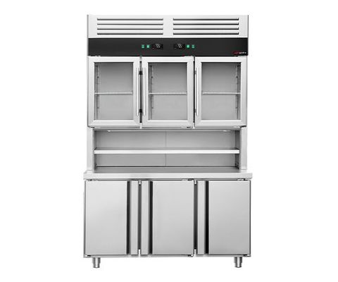 Kühltische mit Wandkühlregal