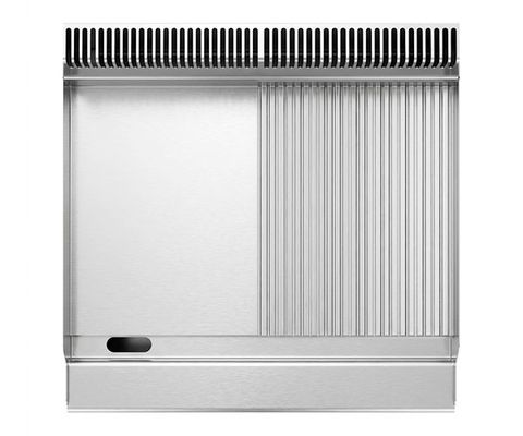 Glatte & gerillte Bratoberfläche