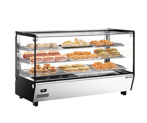 Warming display cases