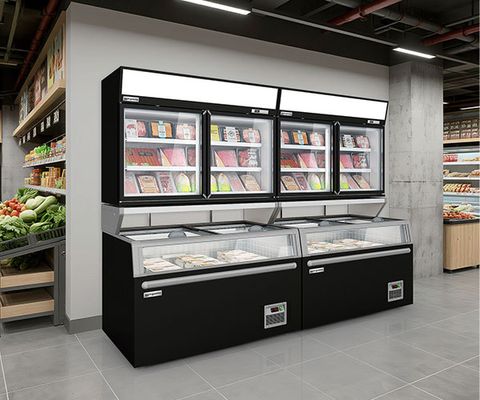 Congelatori murali espositivi - LUKA - Nero