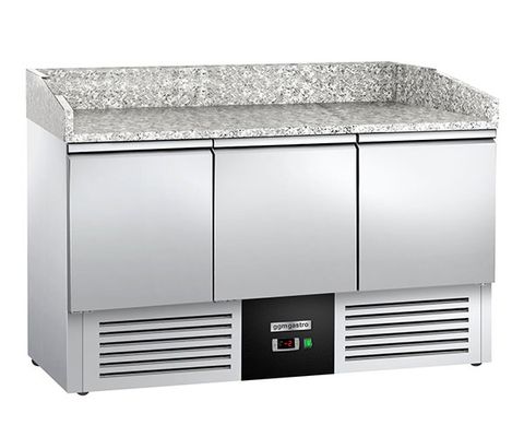 طاولات تبريد بيتزا بدون واجهة عرض