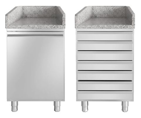 Stainless steel checkout counters