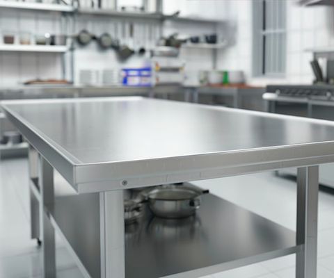 Roestvrijstalen meubilair