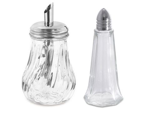 Glazen kruidenstrooiers