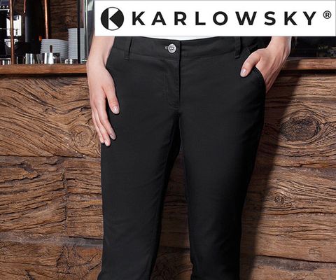 KARLOWSKY | Ladies 5-Pocket Pants Black