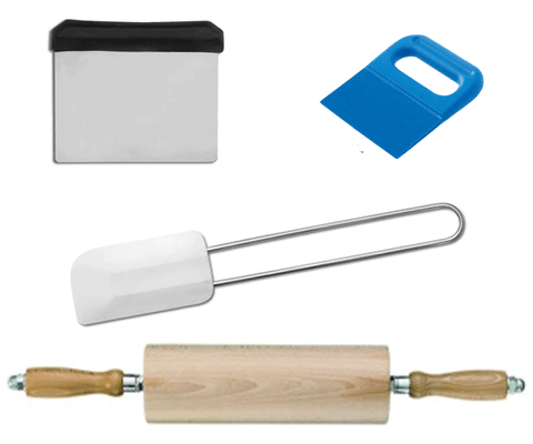 Dough spatula/dough roller