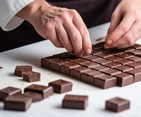 Chocolate cutter & cutting frame