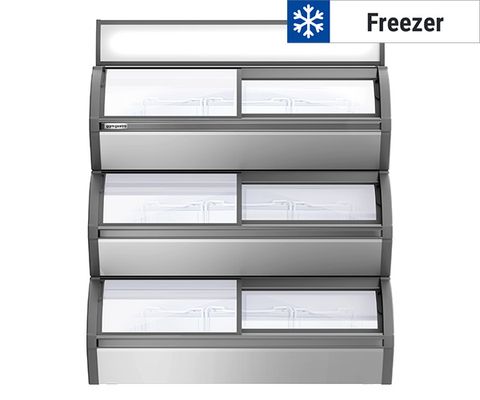 Seinäkiinnitteiset pakastimet - pyörillä varustettuna