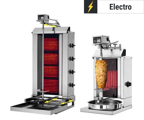 Electric kebab grills - engine top