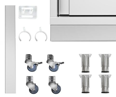 Rostfritt sockel för arbetsskåp