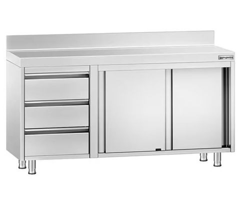 Armoires de travail – avec dosseret et 3 tiroirs