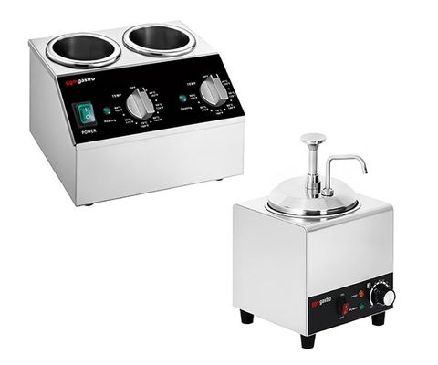 Såsdispenser uppvärmningsbar