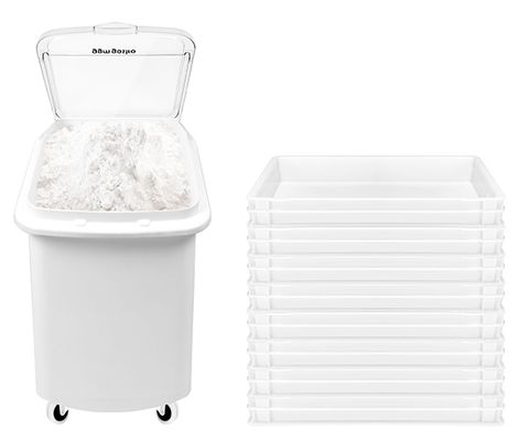 Mjölvagn & degbehållare