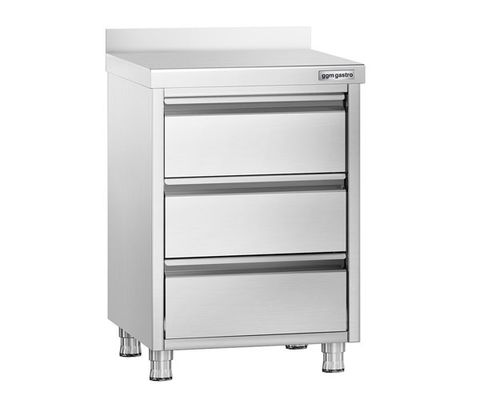 Armoires à tiroirs avec rebord