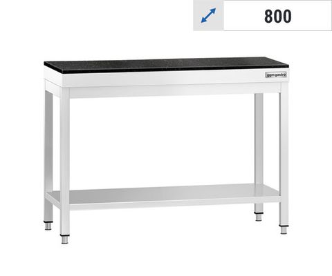 Arbeitstische 800 - mit Granitarbeitsplatte