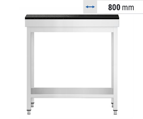 Pracovní stoly 800 - s žulovou pracovní deskou