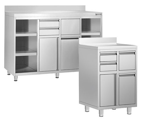 Coffee machine base cabinets