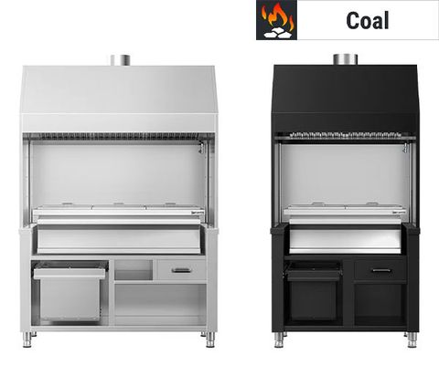 Charcoal grills closed