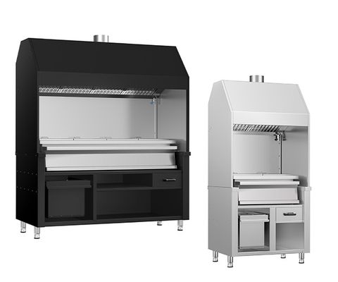 Charcoal grills closed