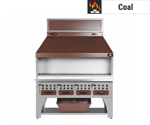 Wall charcoal grills 