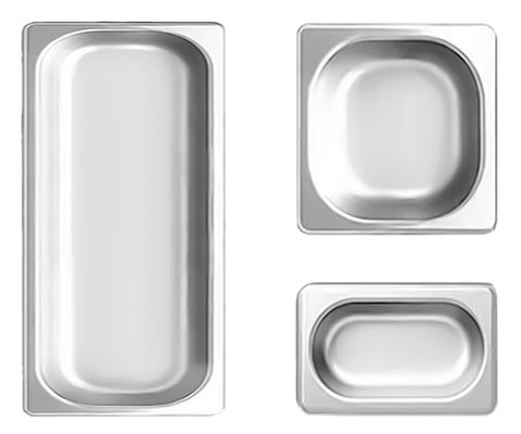 GN-Behälter - Edelstahl