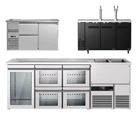 طاولات البيرة ومبردات البراميل