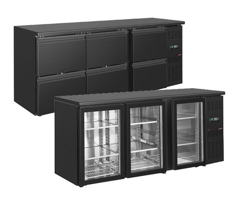 Eco - طاولات بار مبردة - أسود