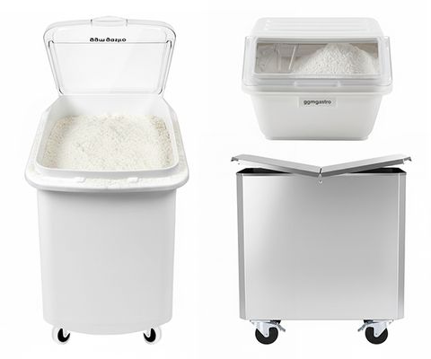 Flour trolleys & containers