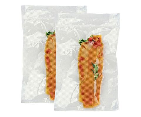 Textured vacuum bags