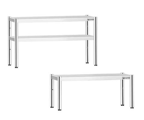 Étagères murales en inox