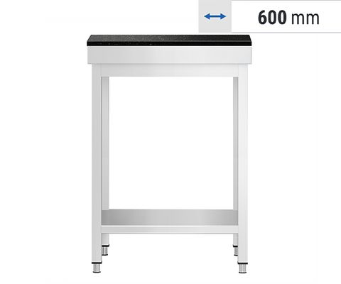 Pracovní stoly 600 - s žulovou pracovní deskou