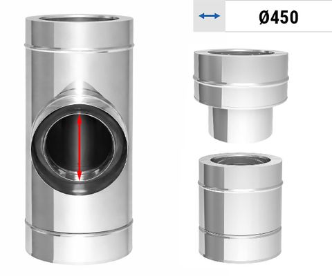 Innen-Ø 450 - Lüftungsrohre doppelwandig