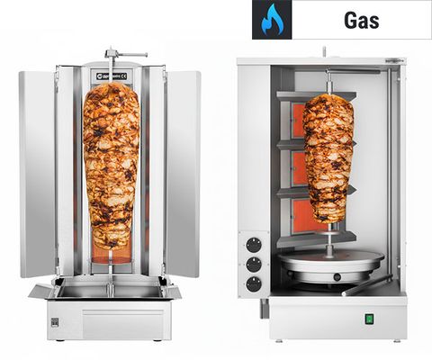 Gas kebab grills - engine below