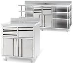 Coffee machine base cabinets