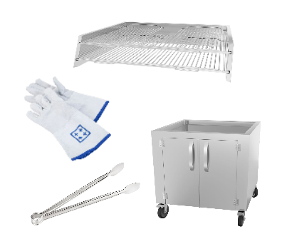 Tartozékok faszénen sütő grillsütőkhöz