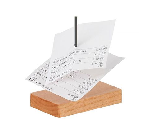 Receipt rails
