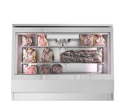 Száraz érlelés - hűtött vitrin