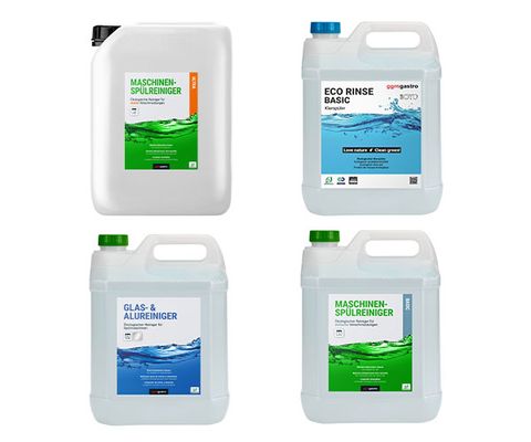 Rinse aid & machine dishwasher detergent