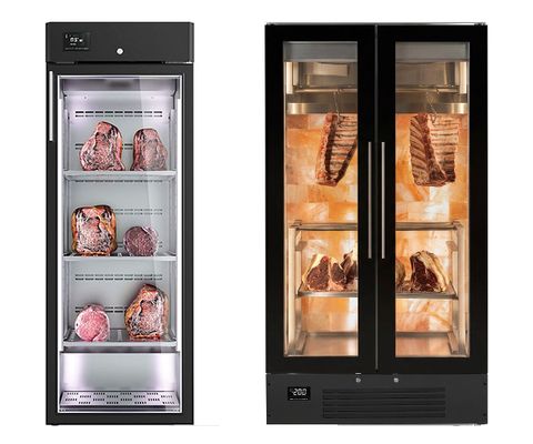 Száraz érlelés - Húsérlelő szekrények