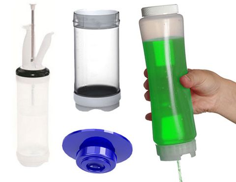 Klämflaskor & Tillbehör