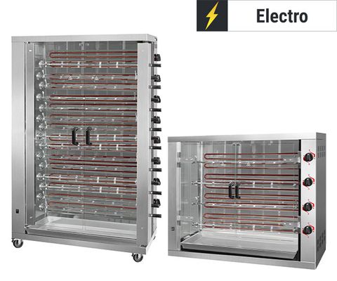Grelhadores eléctricos para frangos