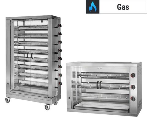 Grelhadores de frango - a gás