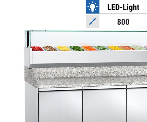 LED - مع واجهة عرض مبردة - زجاج
